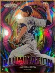 Jacob deGrom [Purple Prizm] #IL-1 Baseball Cards 2022 Panini Prizm Illumination Prices