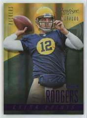 Aaron Rodgers [Extra Points Purple] Football Cards 2014 Panini Prestige Prices