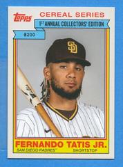 Fernando Tatis Jr. Baseball Cards 2020 Topps Throwback Thursday Prices