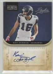 Kris Durham [Autograph Century Black] #257 Football Cards 2011 Playoff National Treasures Prices