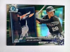 Nolan Arenado [Green Refractor] Baseball Cards 2017 Topps Chrome Bowman Then & Now Prices