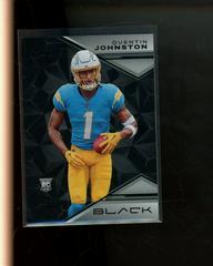 Quentin Johnston #104 Football Cards 2023 Panini Black Prices