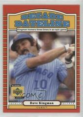 Dave Kingman #137 Baseball Cards 2001 Upper Deck Decade 1970's Prices