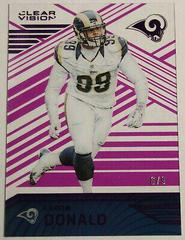 Aaron Donald [Purple] #36 Football Cards 2016 Panini Clear Vision Prices
