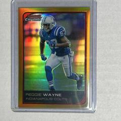 Reggie Wayne [Gold Refractor] Football Cards 2006 Bowman Chrome Prices