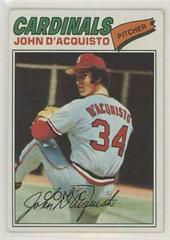 John D'Acquisto #19 Baseball Cards 1977 Topps Prices
