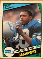Curt Warner #198 Football Cards 1984 Topps Prices
