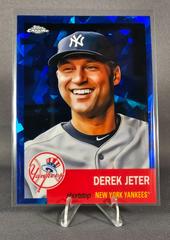 Derek Jeter [Blue Atomic] #2 Baseball Cards 2022 Topps Chrome Platinum Anniversary Prices
