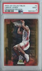 LeBron James #6 Basketball Cards 2003 UD Collectibles Freshman Season Prices