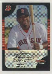 David Ortiz [Xfractor] #78 Baseball Cards 2005 Bowman Chrome Prices