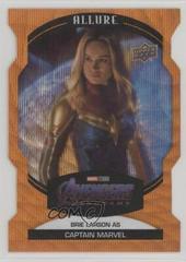 Brie Larson as Captain Marvel [Orange Die Cut] #99 Marvel 2022 Allure Prices