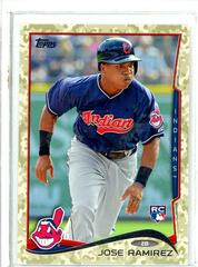 Jose Ramirez [Green Camo] #424 Baseball Cards 2014 Topps Prices