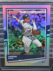 Aaron Judge [Career Stat Line] #111 Baseball Cards 2020 Panini Donruss Prices