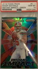 Baker Mayfield [Green Prizm] Football Cards 2018 Panini Prizm Instant Impact Prices