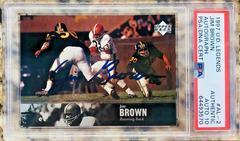 Jim Brown [Autograph] #AL-2 Football Cards 1997 Upper Deck Legends Prices