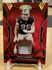 Maxx Crosby [Red] #MM-MC Football Cards 2022 Panini Certified Materials Mirror Prices