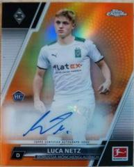 Luca Netz [Orange] Soccer Cards 2021 Topps Chrome Bundesliga Autographs Prices