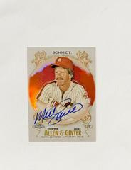 Mike Schmidt [Red Refractor] Baseball Cards 2021 Topps Allen & Ginter Chrome Autographs Prices