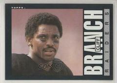 Cliff Branch Football Cards 1985 Topps Prices
