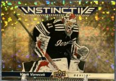 Vitek Vanecek [Gold Sparkle] Hockey Cards 2023 Upper Deck Instinctive Prices