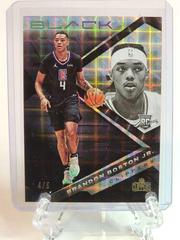 Brandon Boston Jr. [Holo Gold] #86 Basketball Cards 2021 Panini Black Prices