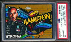Lewis Hamilton [Gold] #TT-1 Racing Cards 2020 Topps Chrome Formula 1 Track Tags Prices
