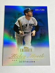 Mickey Mantle [Blue] Baseball Cards 2012 Topps Tribute Prices