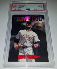 Fred McGriff Baseball Cards 1993 Panini Donruss Triple Play Nicknames Prices