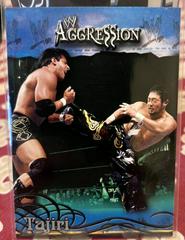 Tajiri #72 Wrestling Cards 2003 Fleer WWE Aggression Prices