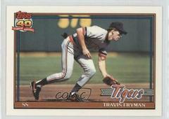 Travis Fryman #128 Baseball Cards 1991 Topps Tiffany Prices
