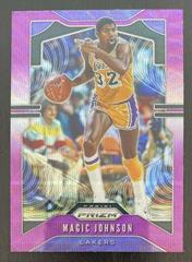 Magic Johnson [Purple Wave] Basketball Cards 2019 Panini Prizm Prices
