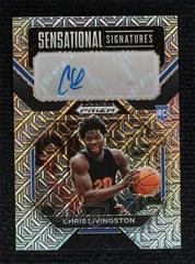Chris Livingston [Mojo] #SS-CLV Basketball Cards 2023 Panini Prizm Draft Picks Sensational Signatures Prices