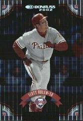 Scott Rolen #37 Baseball Cards 2002 Donruss Prices