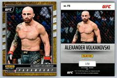 Alexander Volkanovski [Gold] #P8 Ufc Cards 2022 Panini Instant UFC Paramount Prices