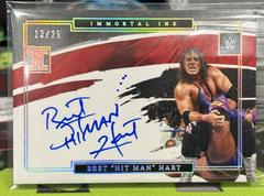 Bret 'Hit Man' Hart [Holo Silver] #IM-HMH Wrestling Cards 2022 Panini Impeccable WWE Immortal Ink Autographs Prices