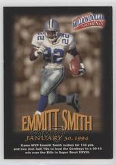 Emmitt Smith Football Cards 1997 Fleer Million Dollar Moments Prices