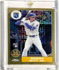 Bobby Witt Jr. [Gold] #T87C-34 Baseball Cards 2022 Topps Update 1987 Chrome Prices