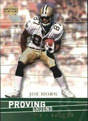 Joe Horn #PG15 Football Cards 2001 Upper Deck Proving Ground Prices