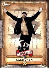 Sami Zayn #WM-43 Wrestling Cards 2020 Topps WWE Road to WrestleMania Roster Prices