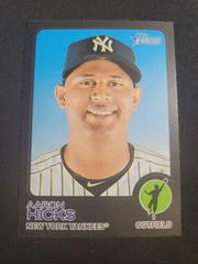 Aaron Hicks [Black] #715 Baseball Cards 2022 Topps Heritage Prices