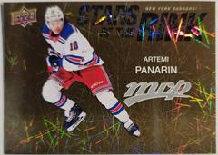 Artemi Panarin [Gold] Hockey Cards 2023 Upper Deck MVP Stars of the Rink Prices