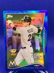 Christian Yelich [Blue] Baseball Cards 2014 Topps Opening Day Prices