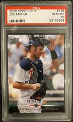 Joe Mauer #778 Baseball Cards 2008 Upper Deck Prices