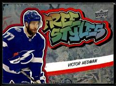 Victor Hedman [Red] #FS-40 Hockey Cards 2022 Upper Deck Freestyles Prices