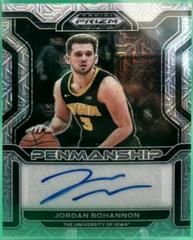 Jordan Bohannon [Mojo] #CP-JBO Basketball Cards 2022 Panini Prizm Draft Picks College Penmanship Autographs Prices