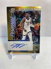 Jaren Jackson Jr. [Gold] #CA-JJJ Basketball Cards 2021 Panini Contenders Contenders Autographs Prices