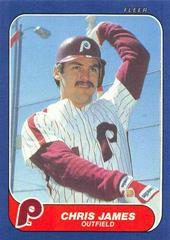 Chris James #U-55 Baseball Cards 1986 Fleer Update Prices