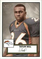 Tatum Bell #288 Football Cards 2006 Topps Heritage Prices