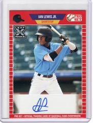 Ian Lewis Jr. [Red] #PS-IL1 Baseball Cards 2021 Pro Set Autographs Prices