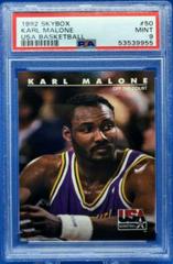 Karl Malone #50 Basketball Cards 1992 Skybox USA Prices